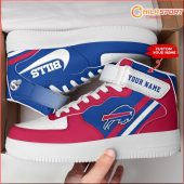 Buffalo Bills Personalized High Top Sneakers Unique Stylish Fan Gift Idea - soulcals