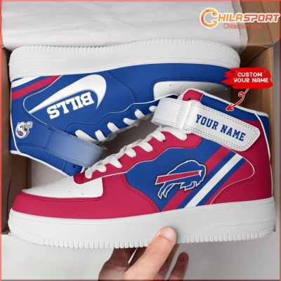 Buffalo Bills Personalized High Top Sneakers Unique Stylish Fan Gift Idea - soulcals