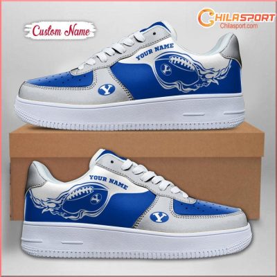 BYU Cougars NCAA Air Low Top AF1 Sneakers Stylish Comfortable Shoes for Men and Women - soulcals