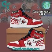 OHL Niagara IceDogs Air Jordan 1 Sneakers - soulcals.com