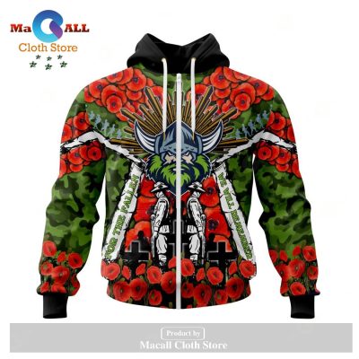 Canberra Raiders - Specialized 2023 Anzac Jersey Concepts Hoodie Sweatshirt 3D LIMITED EDITION -soulcals