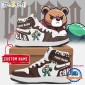 Canelo Alvarez Shoes, Canelo Bear Air Jordan 1 Hightop Shoes