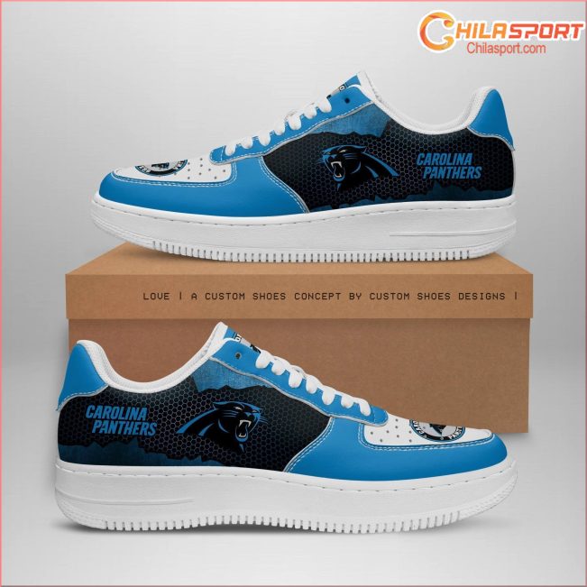 Carolina Panthers AF1 Stylish Sneaker Footwear - soulcals