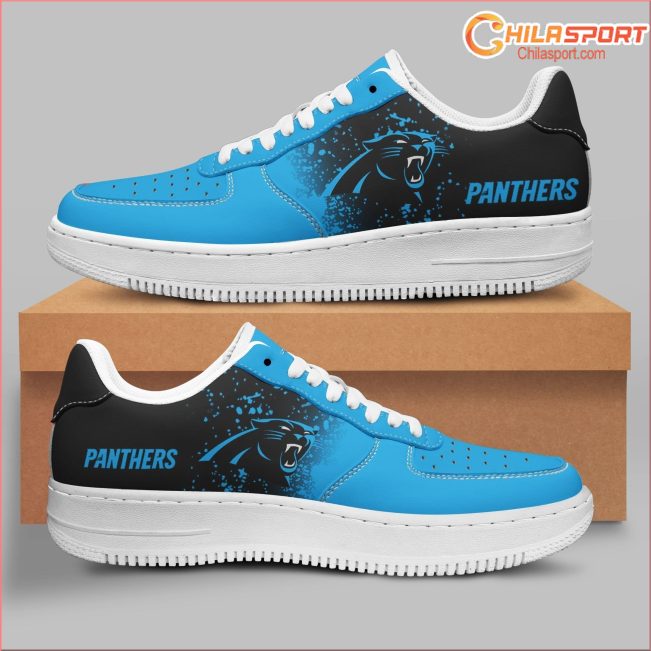 Carolina Panthers Air Force One Stylish Sneakers - soulcals