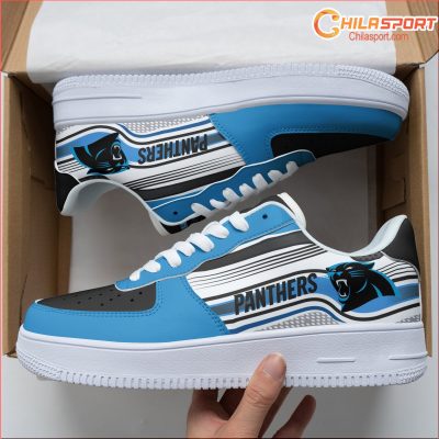 Carolina Panthers Custom Air Force One Shoes - soulcals