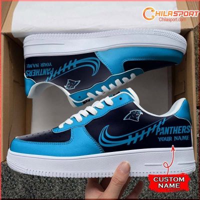 Carolina Panthers NFL Air Low Top AF1 Sneakers Stylish Fan Shoes For Men Women - soulcals Carolina Panthers NFL Air Low Top AF1 Sneakers Stylish Fan Shoes For Men Women - soulcals