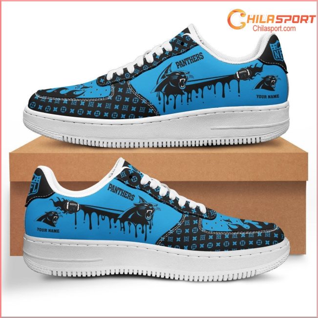 Carolina Panthers Sneakers Stylish, Trendy Air Low Top AF1 Shoes - soulcals
