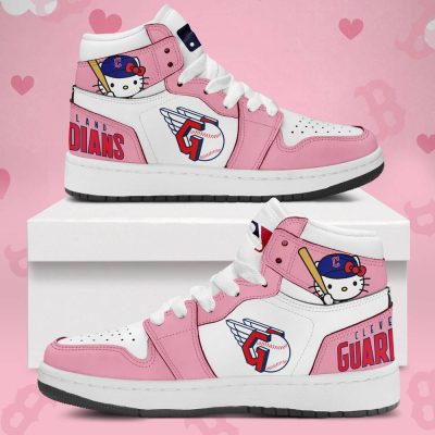 Cleveland Guardians x Hello Kitty Air Jordan 1 Sneaker - soulcals.com