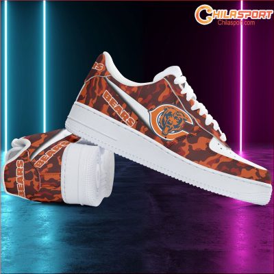 Chicago Bears AF1 Shoes Fan Gear Stylish Sneakers - soulcals Chicago Bears AF1 Shoes Fan Gear Stylish Sneakers - soulcals