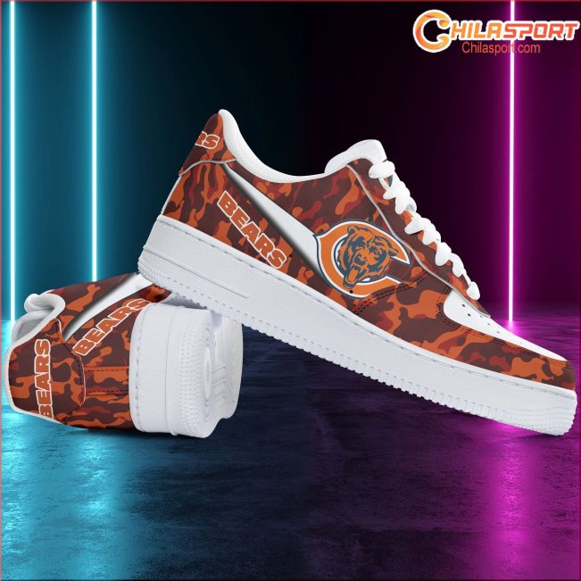 Chicago Bears AF1 Shoes Fan Gear Stylish Sneakers - soulcals