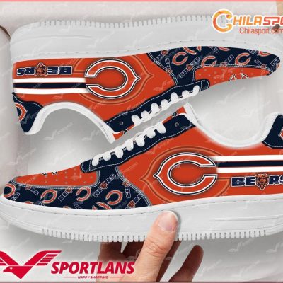 Chicago Bears Air Low Top AF1 Sneakers - Stylish NFL Fan Gear - soulcals