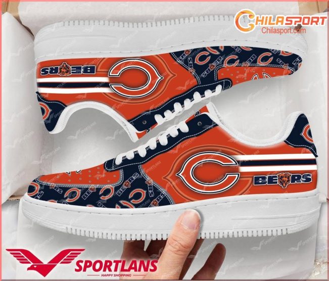 Chicago Bears Air Low Top AF1 Sneakers Stylish, Trendy, Gift! - soulcals