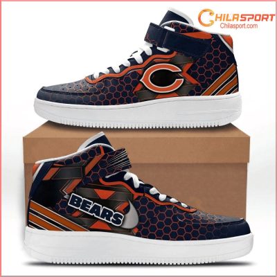 Chicago Bears Fan High Top AF1 Sneakers - soulcals