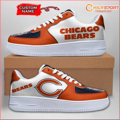 Chicago Bears NFL Air Low Top AF1 Sneakers Shoes Stylish Fan Gear for Men and Women - soulcals
