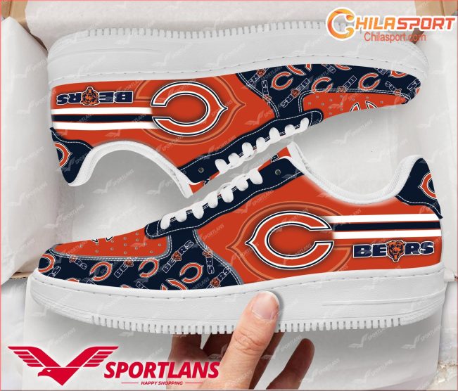 Chicago Bears NFL Air Low Top AF1 Sneakers Stylish Comfortable Shoes For Men Women - soulcals