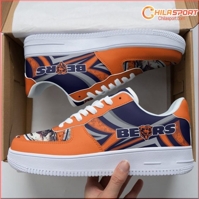 Chicago Bears NFL Air Low Top AF1 Sneakers Stylish Footwear Comfortable Shoes Gift Ideas For Fans - soulcals