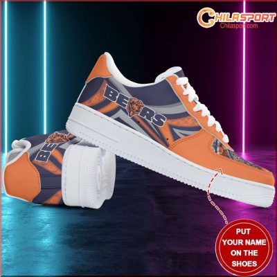 Chicago Bears NFL Air Low Top AF1 Sneakers Stylish Footwear Comfortable Shoes Gift Ideas For Fans - soulcals