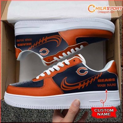Chicago Bears NFL Air Low Top AF1 Sneakers Stylish Footwear for Men and Women - soulcals