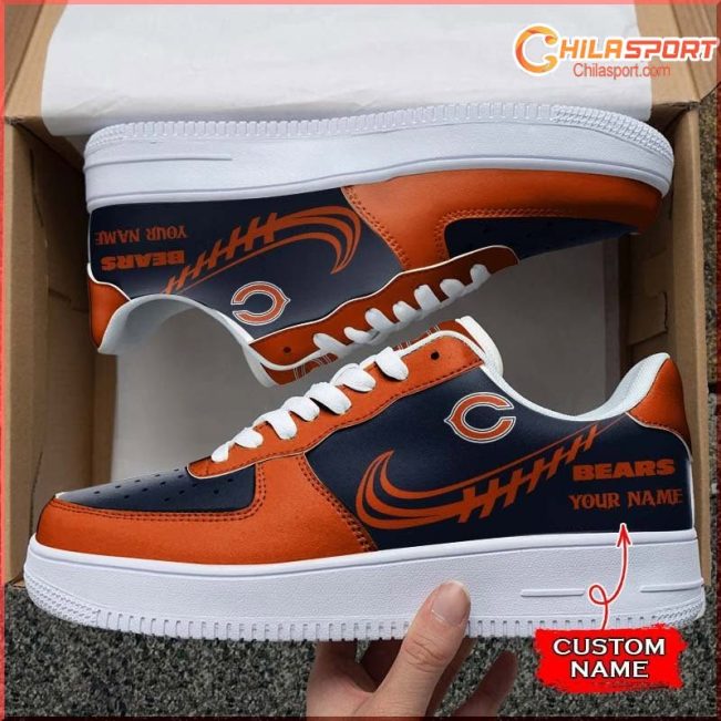 Chicago Bears NFL Air Low Top AF1 Sneakers Stylish Footwear for Men and Women - soulcals