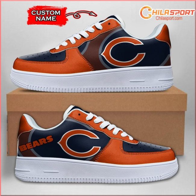 Chicago Bears NFL Air Low Top AF1 Sneakers Stylish Trendy Fan Shoes - soulcals