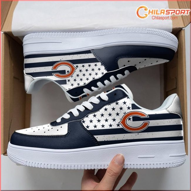 Chicago Bears NFL Air Low Top AF1 Sneakers Stylish Trendy Shoes New Arrival - soulcals