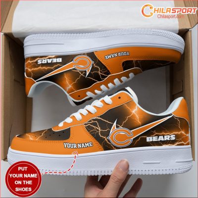 Chicago Bears Personalized Air Force One Shoes Unique Gift Idea - soulcals