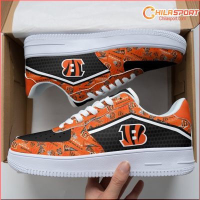 Cincinnati Bengals NFL Air Low Top AF1 Sneakers Perfect Gift for Stylish Football Fans Comfortable S - soulcals