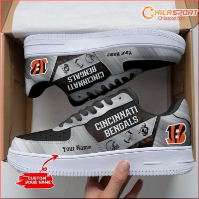 Cincinnati Bengals NFL Air Low Top AF1 Sneakers Shoes For Men and Women Stylish Fan Gear - soulcals