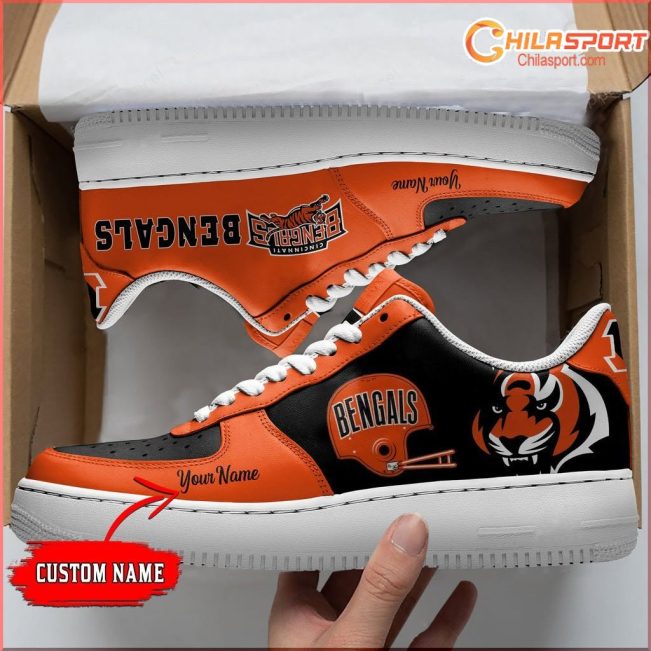 Cincinnati Bengals NFL Air Low Top AF1 Sneakers Shoes Perfect Stylish Comfort Gift for Fans - soulcals