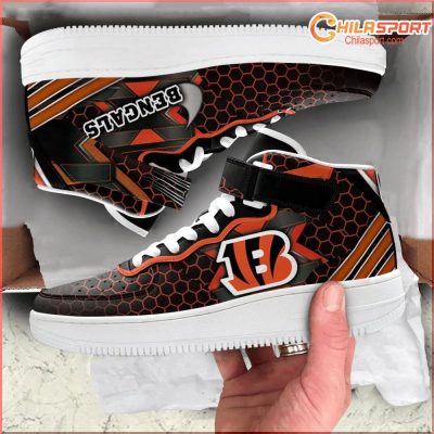 Cincinnati Bengals NFL Air Low Top AF1 Sneakers Stylish Footwear Gift for Fans - soulcals