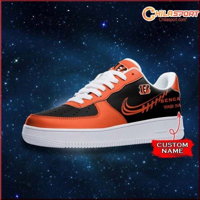 Cincinnati Bengals NFL Air Low Top AF1 Sneakers - Stylish Gift - soulcals
