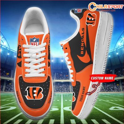 Cincinnati Bengals NFL Air Low Top AF1 Sneakers - Stylish Trendy Gift New Arrival - soulcals