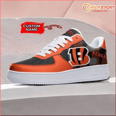 Cincinnati Bengals NFL Air Low Top AF1 Sneakers - Stylish Trendy Gift - soulcals
