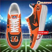 Cincinnati Bengals Personalized AF1 Shoes Gift For Football Fans - soulcals
