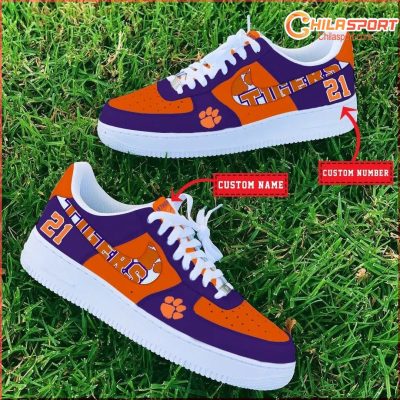 Clemson Tigers NCAA Air Low Top AF1 Sneakers Shoes Perfect Gifts For Stylish Men And Women - soulcals
