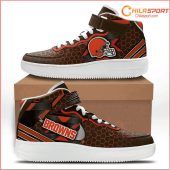 Cleveland Browns High Top Sneakers for Stylish Fans - soulcals