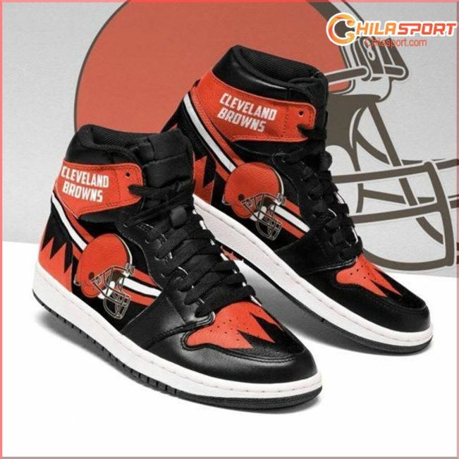Cleveland Browns NFL Air Jordan 1 High Top Sneakers Shoes For Stylish Fans Gift - soulcals