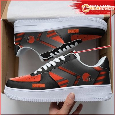 Cleveland Browns NFL Air Low Top AF1 Sneakers Shoes for Men and Women Stylish Fan Gear - soulcals