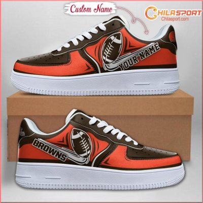 Cleveland Browns NFL Air Low Top AF1 Sneakers Shoes for Stylish Comfort Gift Ideas Men and Women - soulcals