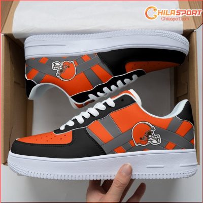 Cleveland Browns NFL Air Low Top AF1 Sneakers Shoes For Stylish Men And Women Fan Gift - soulcals