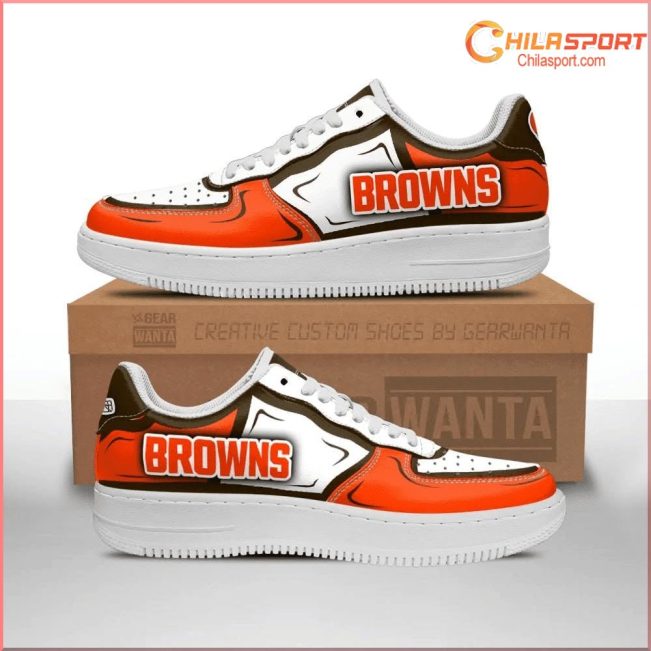 Cleveland Browns NFL Air Low Top AF1 Sneakers Shoes Stylish Comfort For Men and Women - soulcals