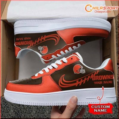 Cleveland Browns NFL Air Low Top AF1 Sneakers Shoes Stylish Gift for Men Women - soulcals