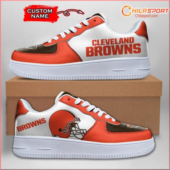 Cleveland Browns NFL Air Low Top AF1 Sneakers Stylish Fan Shoes Gift For Men and Women - soulcals