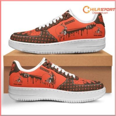 Cleveland Browns NFL Air Low Top AF1 Sneakers Stylish Footwear Gifts for Men and Women - soulcals