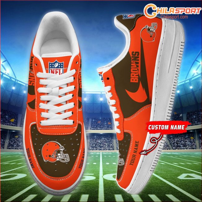 Cleveland Browns NFL Air Sneakers Stylish Comfort Shoes Gift Ideas For Men And Women - soulcals