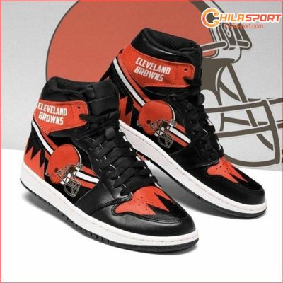 Cleveland Browns NFL AJ1 High Top Sneakers Shoes For Men And Women Stylish Sports Gift - soulcals