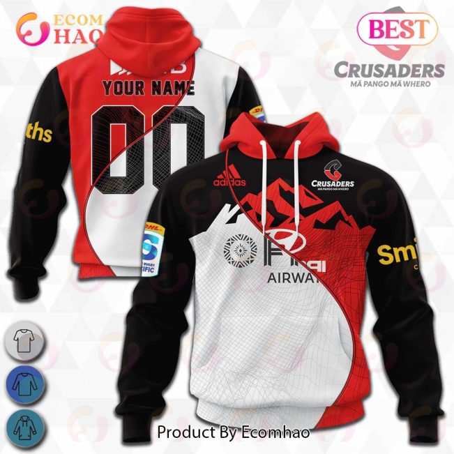 Crusaders Super Rugby Mix Jerseys 2023 Personalized 3D Hoodie -soulcals