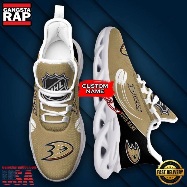 NHL Custom Name Anaheim Ducks Sport Max Soul Shoes - soulcals