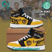 OHL Hamilton Bulldogs Air Jordan 1 Sneakers - soulcals.com