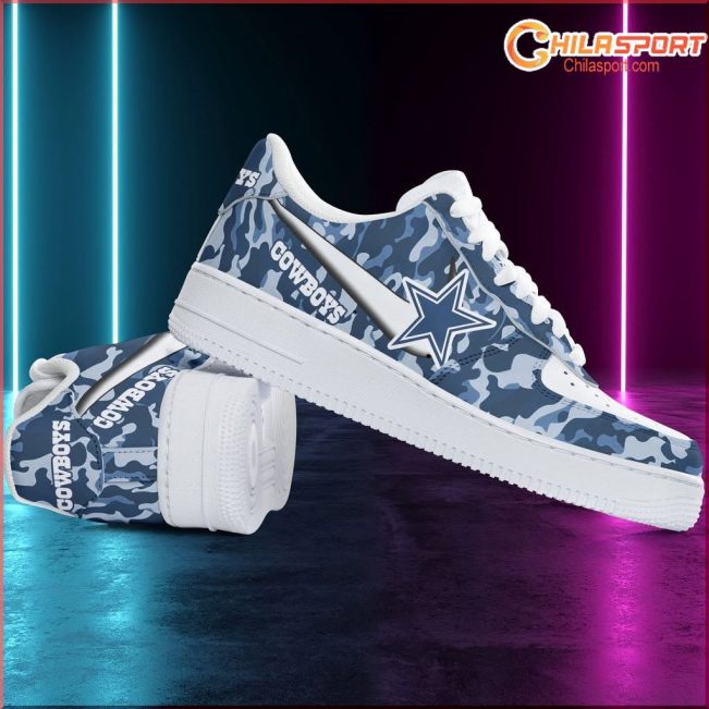 Dallas Cowboys Air Low Top AF1 Sneakers - Stylish Fan Gear - New Arrival - soulcals